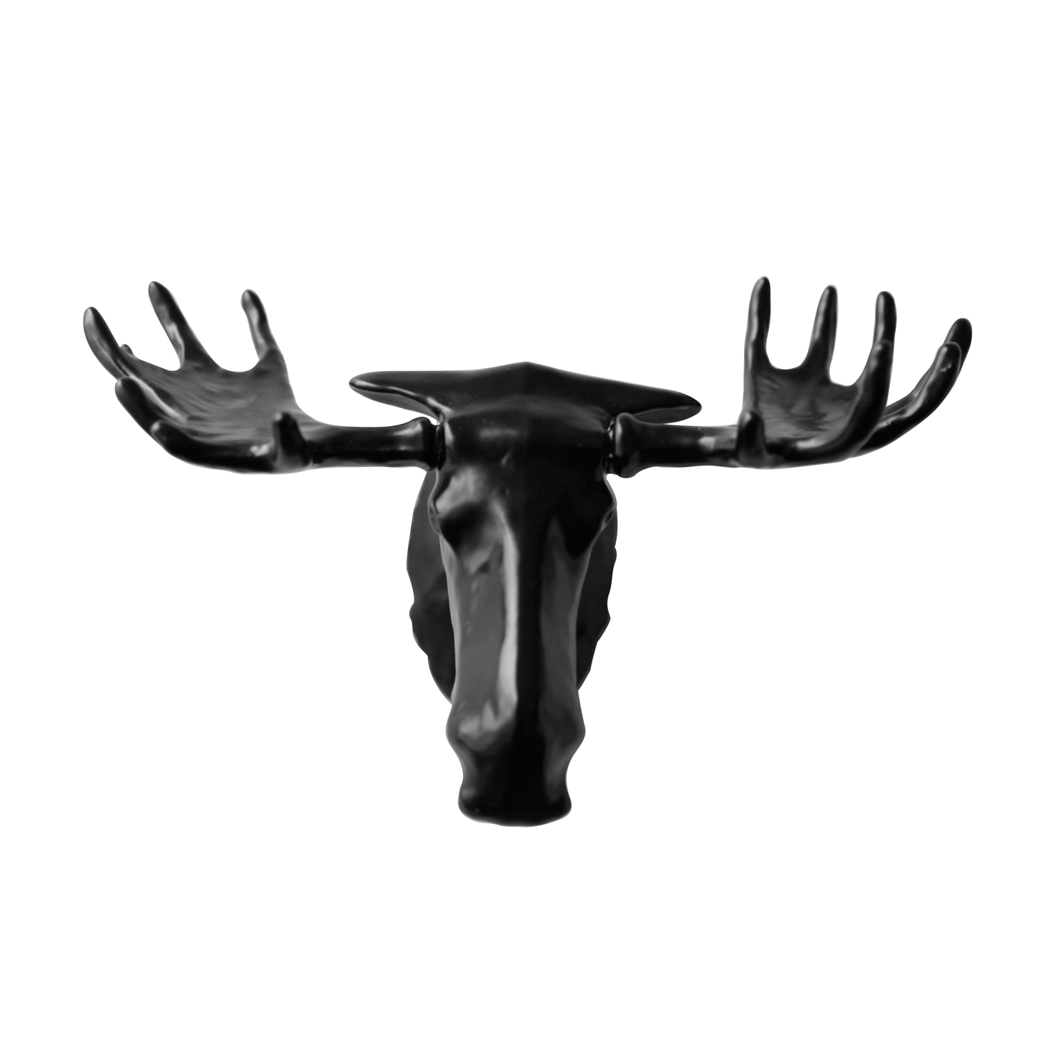 black-moose-head